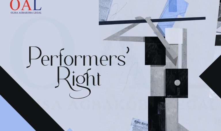 Performers' Right by Olisa Agbakoba Legal OAL