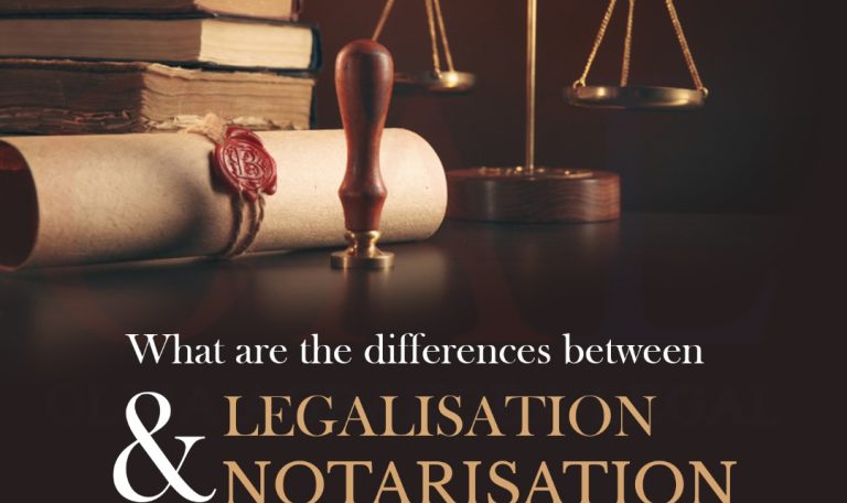 What are the Differences between Legalisation and Notarisation