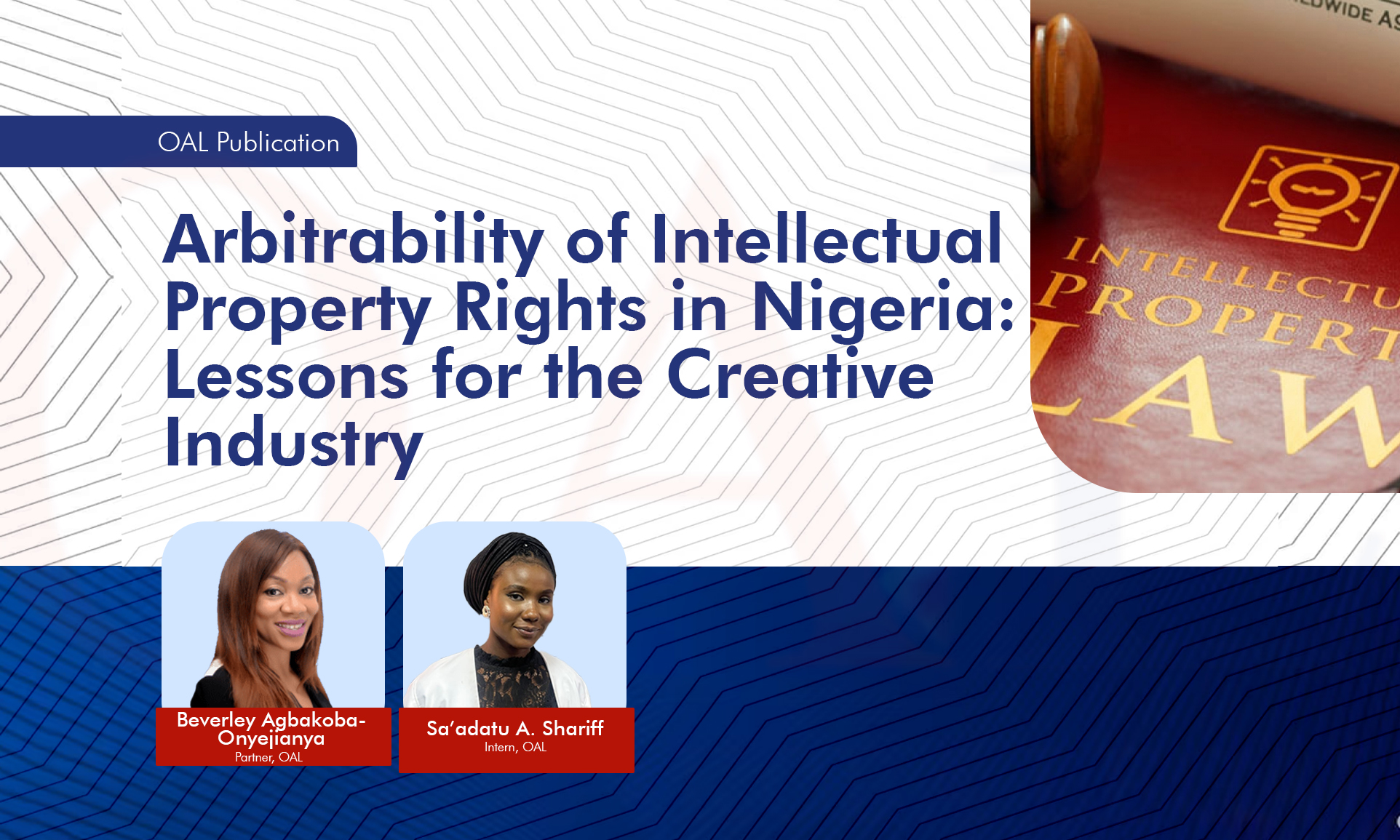 Arbitrability of Intellectual Property Rights in Nigeria: Lessons for the Creative Industry.