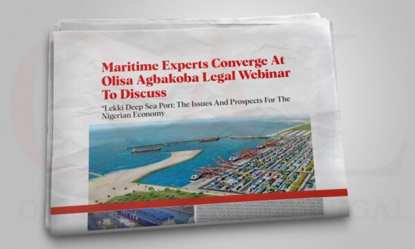 Maritime Experts Converge At Olisa Agbakoba Legal Webinar To Discuss Lekki Deep Sea Port: The Issues And Prospects For The Nigerian Economy. Maritime Experts Converge At Olisa Agbakoba Legal Webinar To Discuss Lekki Deep Sea Port: The Issues And Prospects For The Nigerian Economy.