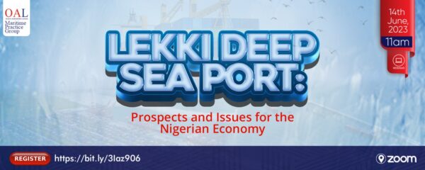 Lekki Deep Sea Port – Prospect and Issue for the Nigeria Economy Webinar Header