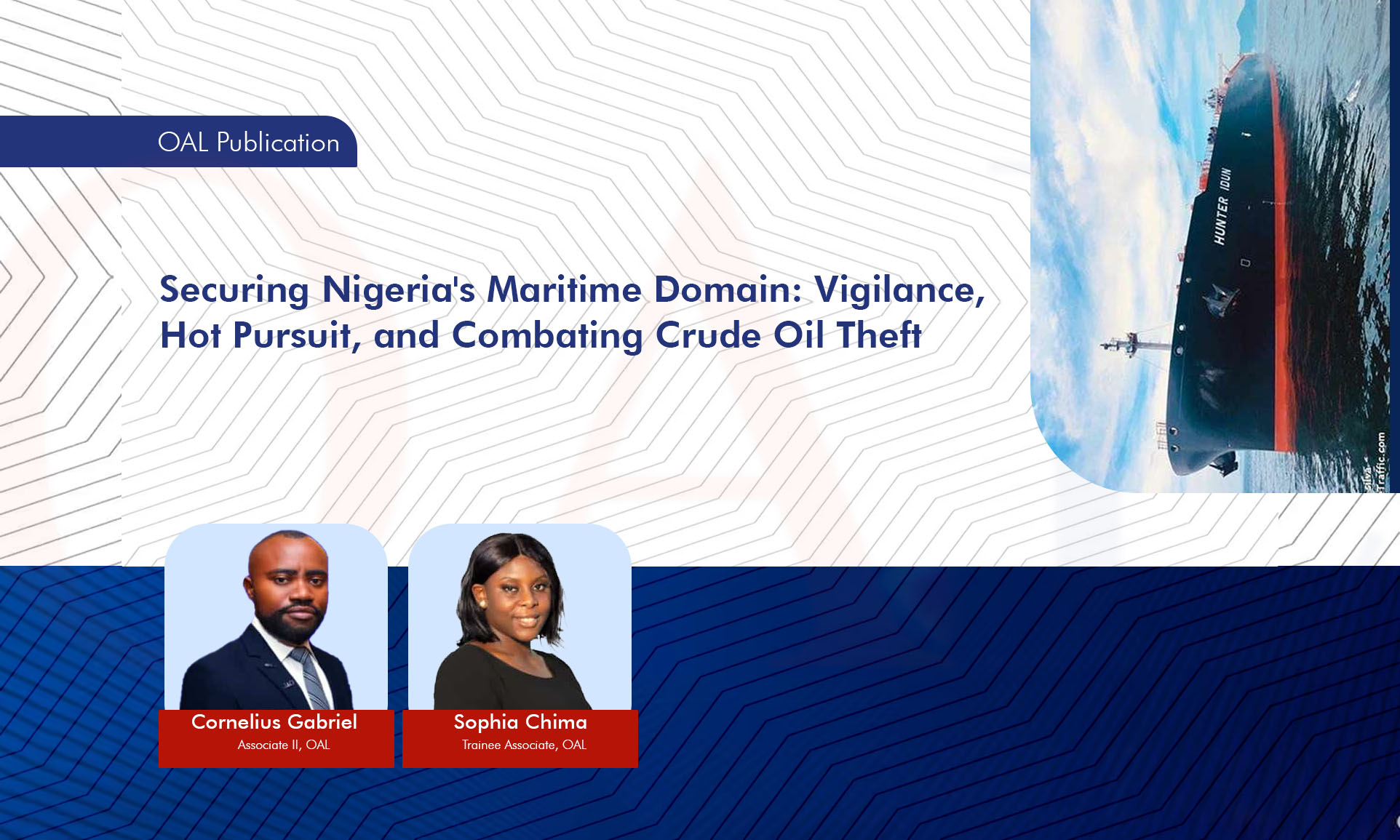 Securing Nigeria's Maritime Domain: Vigilance, Hot Pursuit, and Combating Crude Oil Theft