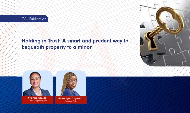Holding in Trust: A smart and prudent way to bequeath property to a minor