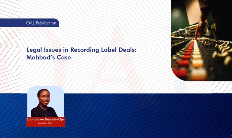 Legal Issues in Recording Label Deals: Mohbad’s Case