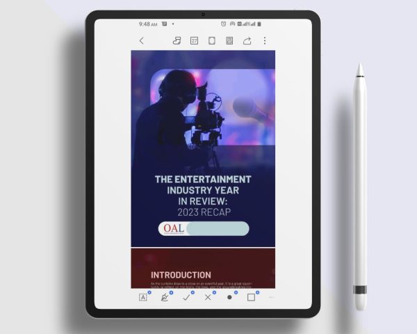 The Entertainment Industry Year in Review 2023 Recap by Olisa Agbakoba Legal OAL