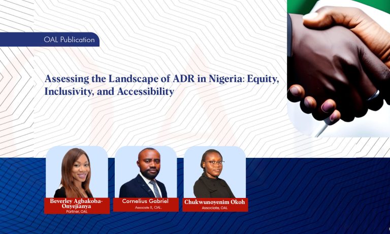 Assessing the Landscape of ADR in Nigeria Equity Inclusivity and Accessibility