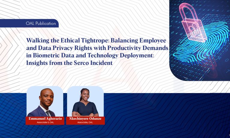 Walking the Ethical Tightrope Balancing Employee and Data Privacy Rights with Productivity Demands in Biometric Data and Technology Deployment Insights from the Serco Incident