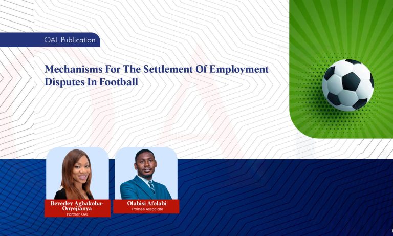 Mechanisms For The Settlement Of Employment Disputes In Football