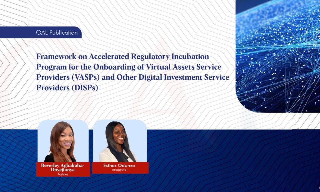 Framework on Accelerated Regulatory Incubation Program for the Onboarding of Virtual Assets Service Providers VASPs and Other Digital Investment Service Providers DISPs