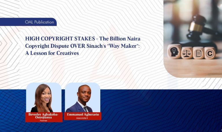 HIGH COPYRIGHT STAKES - The Billion Naira Copyright Dispute OVER Sinachs Way Maker A Lesson for Creatives
