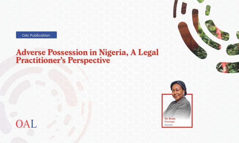 Adverse Possession in Nigeria   A Legal Practitioners Perspective