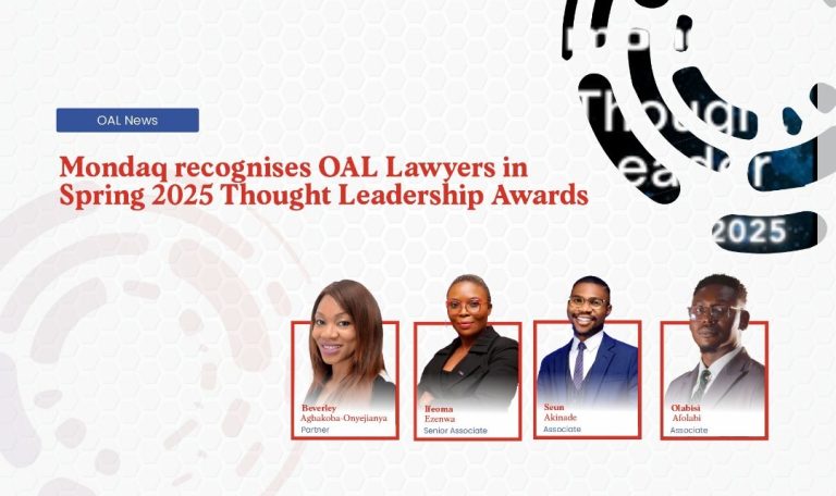 Mondaq Recognises OAL Lawyers in Spring 2025 Thought Leadership Awards