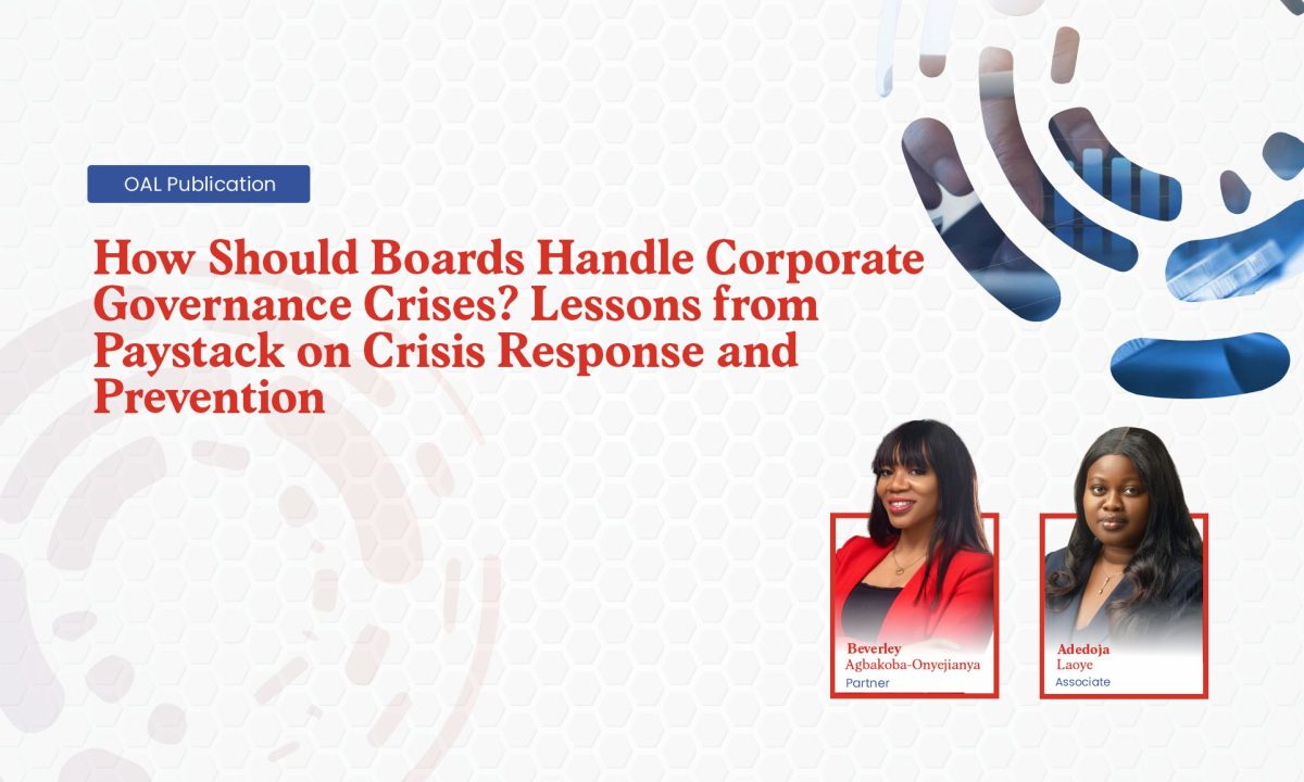 How Should Boards Handle Corporate Governance Crises? Lessons from Paystack on Crisis Response and Prevention