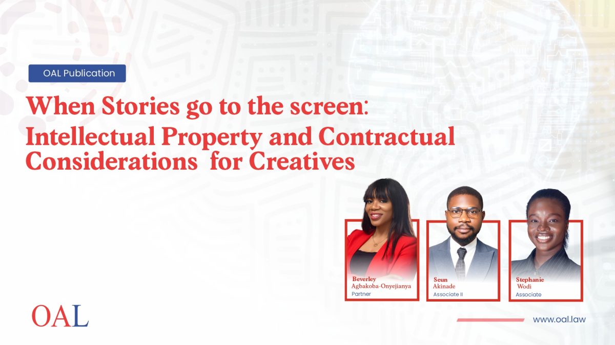 WHEN STORIES GO TO THE SCREEN: INTELLECTUAL PROPERTY AND CONTRACTUAL CONSIDERATIONS FOR CREATIVES