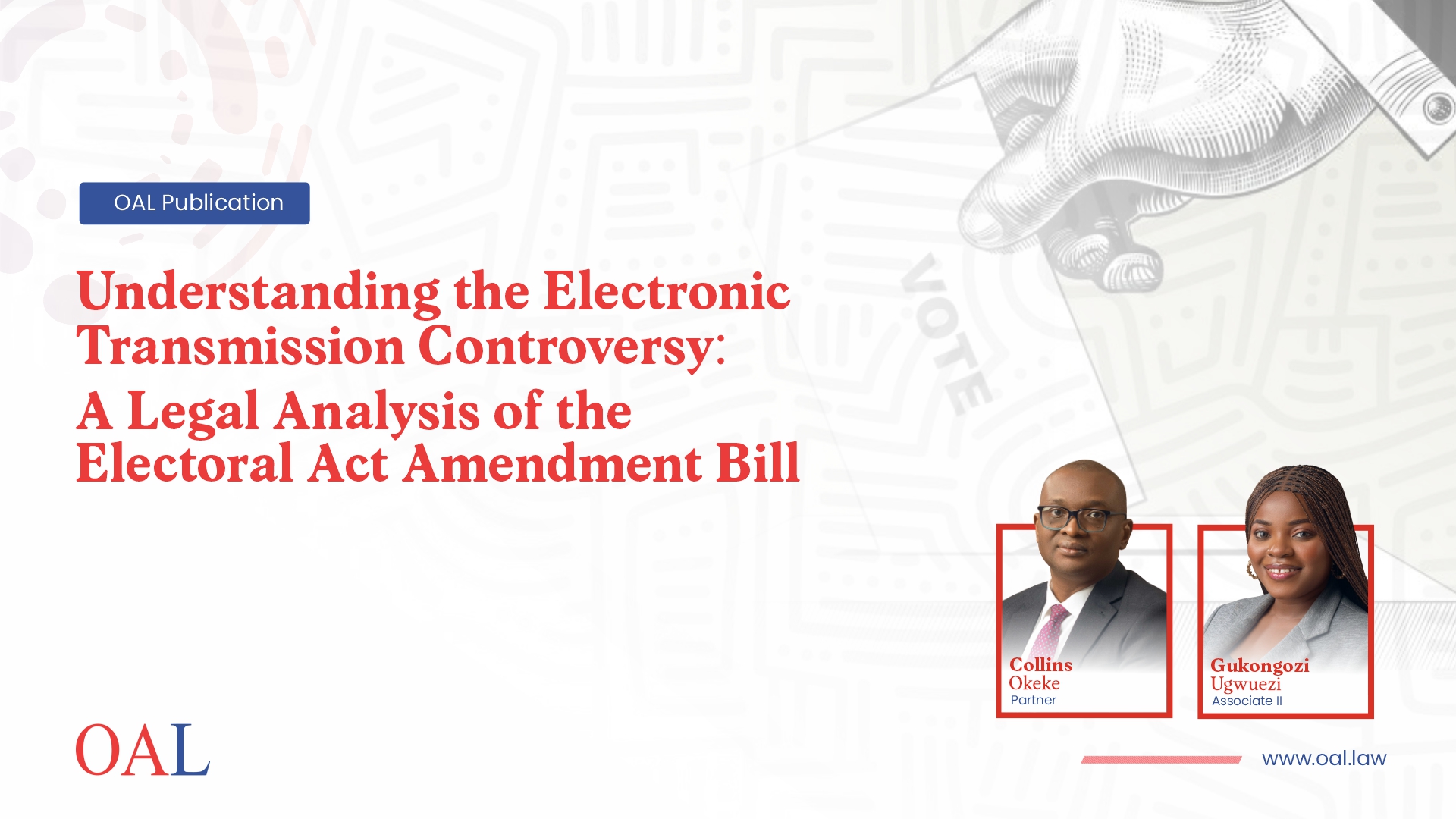 Eletronic Transmission of election result Electronic Transmission of election