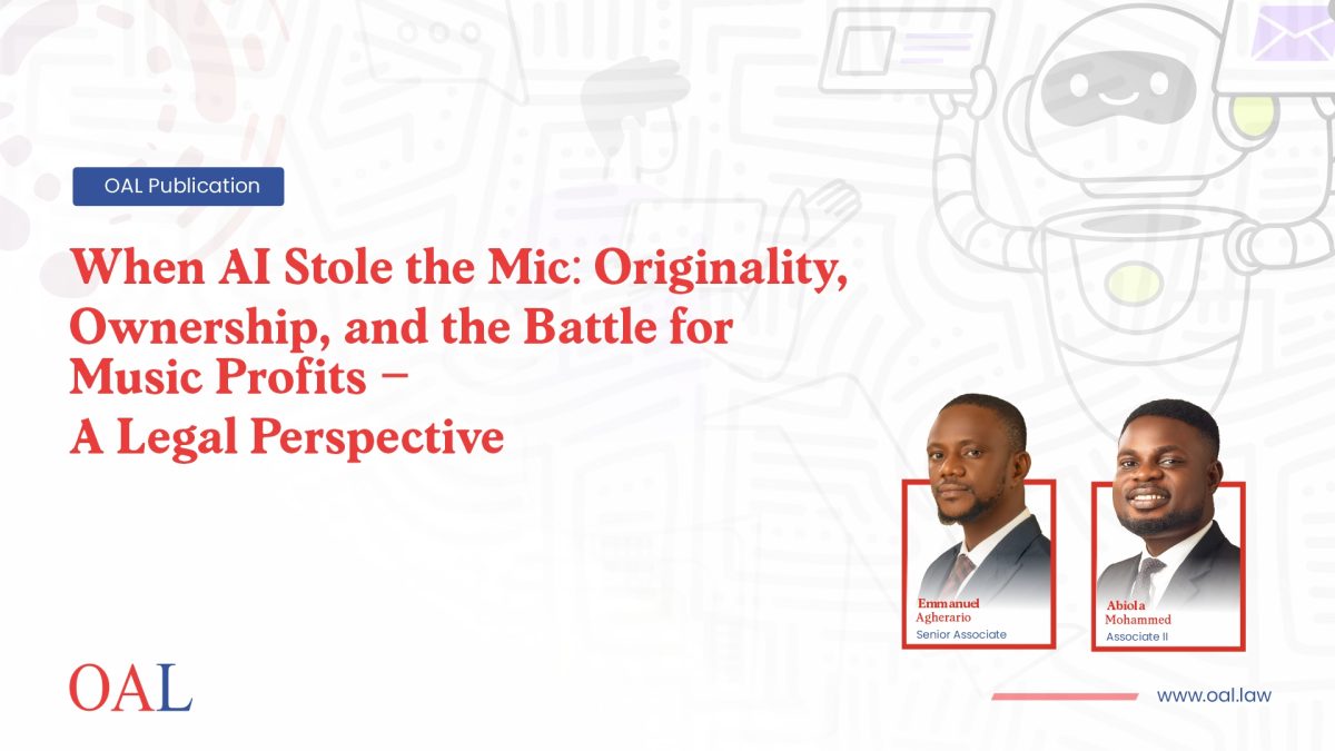 When AI Stole the Mic: Originality, Ownership, and the Battle for Music Profits – A Legal Perspective
