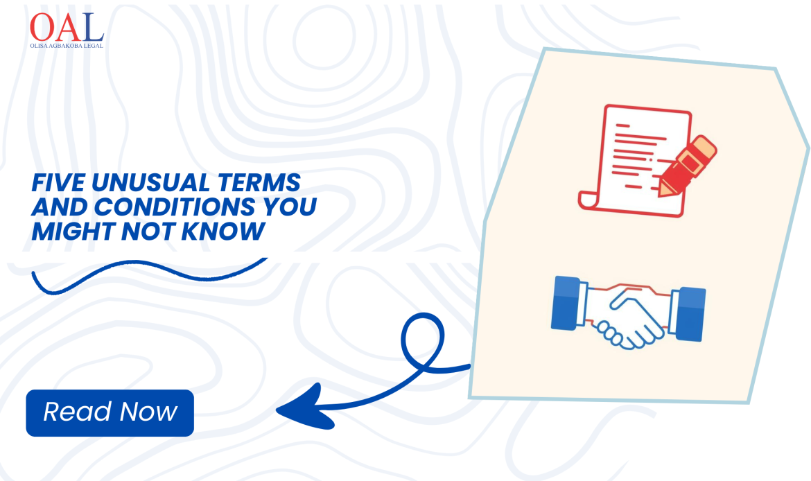 Terms and Condition in nigeria