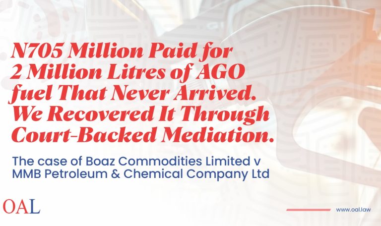 ₦705m Lost in Fuel Deal: Recovered Through Court-Backed Mediation