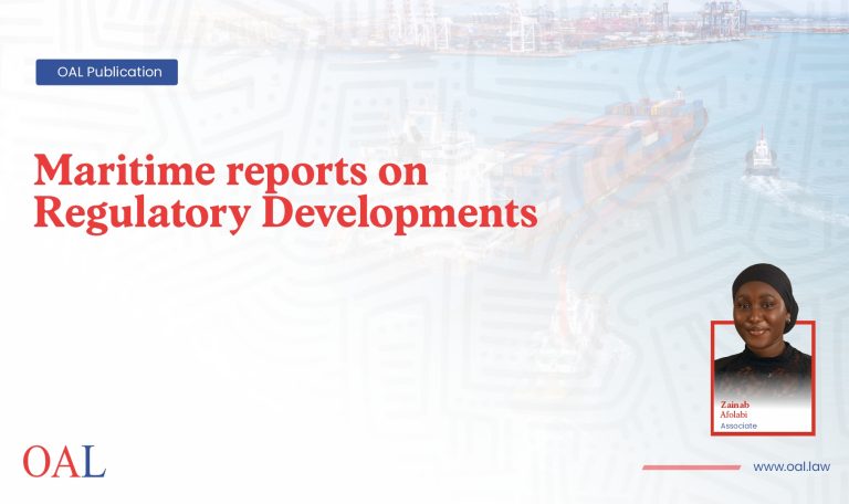 Maritime reports on regulatory developments