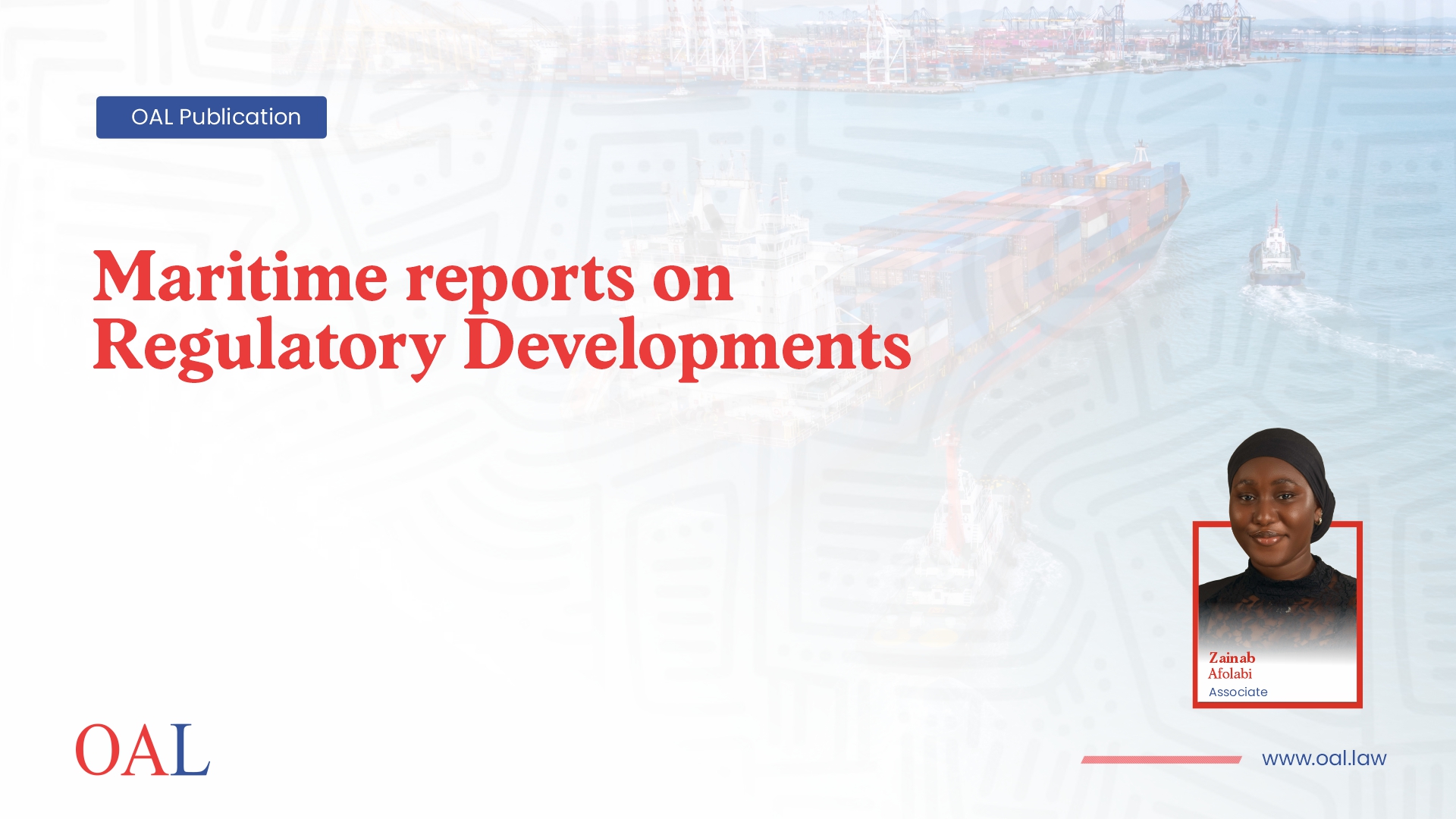 Maritime reports on regulatory developments