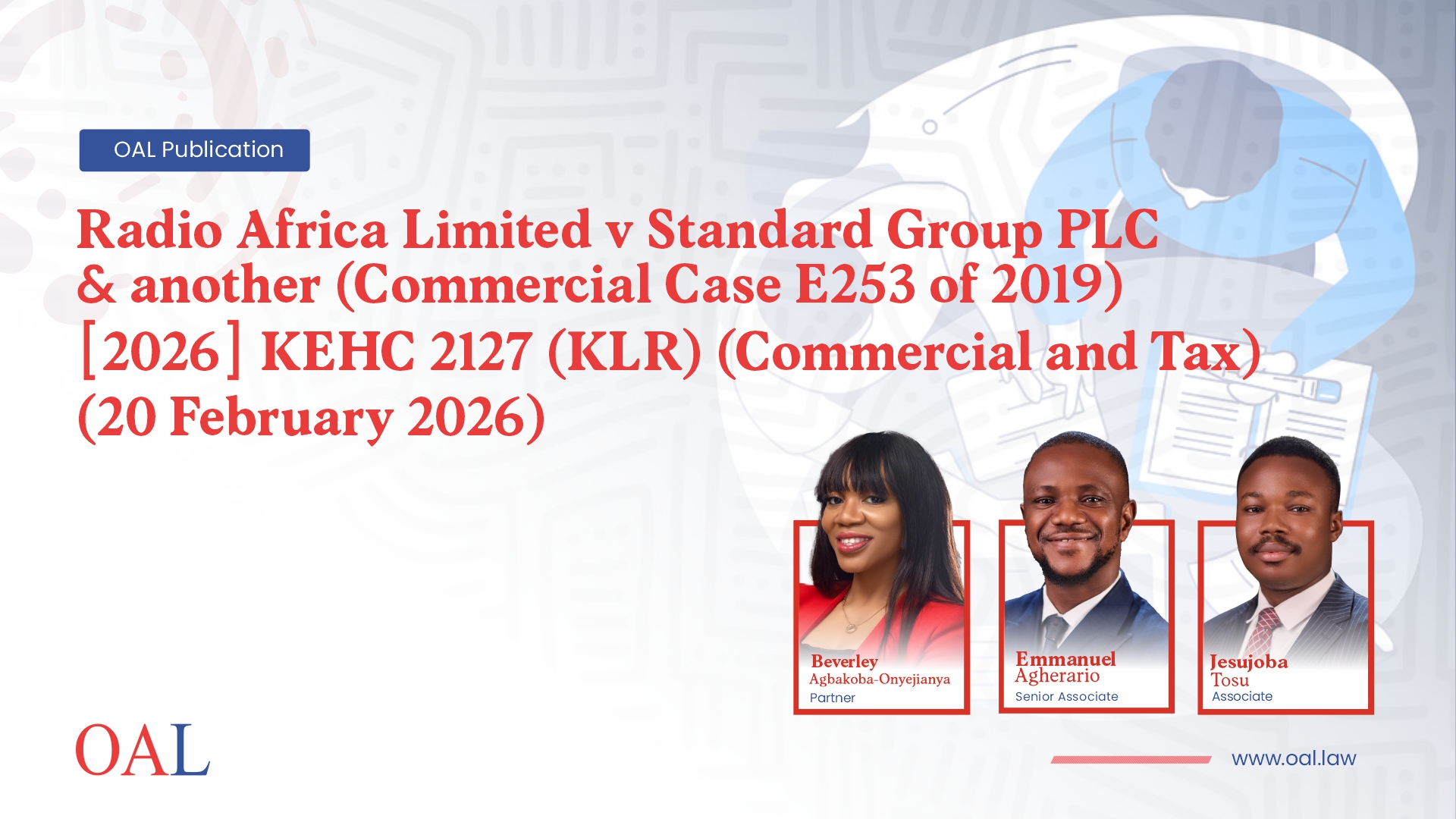 Radio Africa Limited v Standard Group PLC & another (Commercial Case E253 of 2019) [2026] KEHC 2127 (KLR) (Commercial and Tax) (20 February 2026)