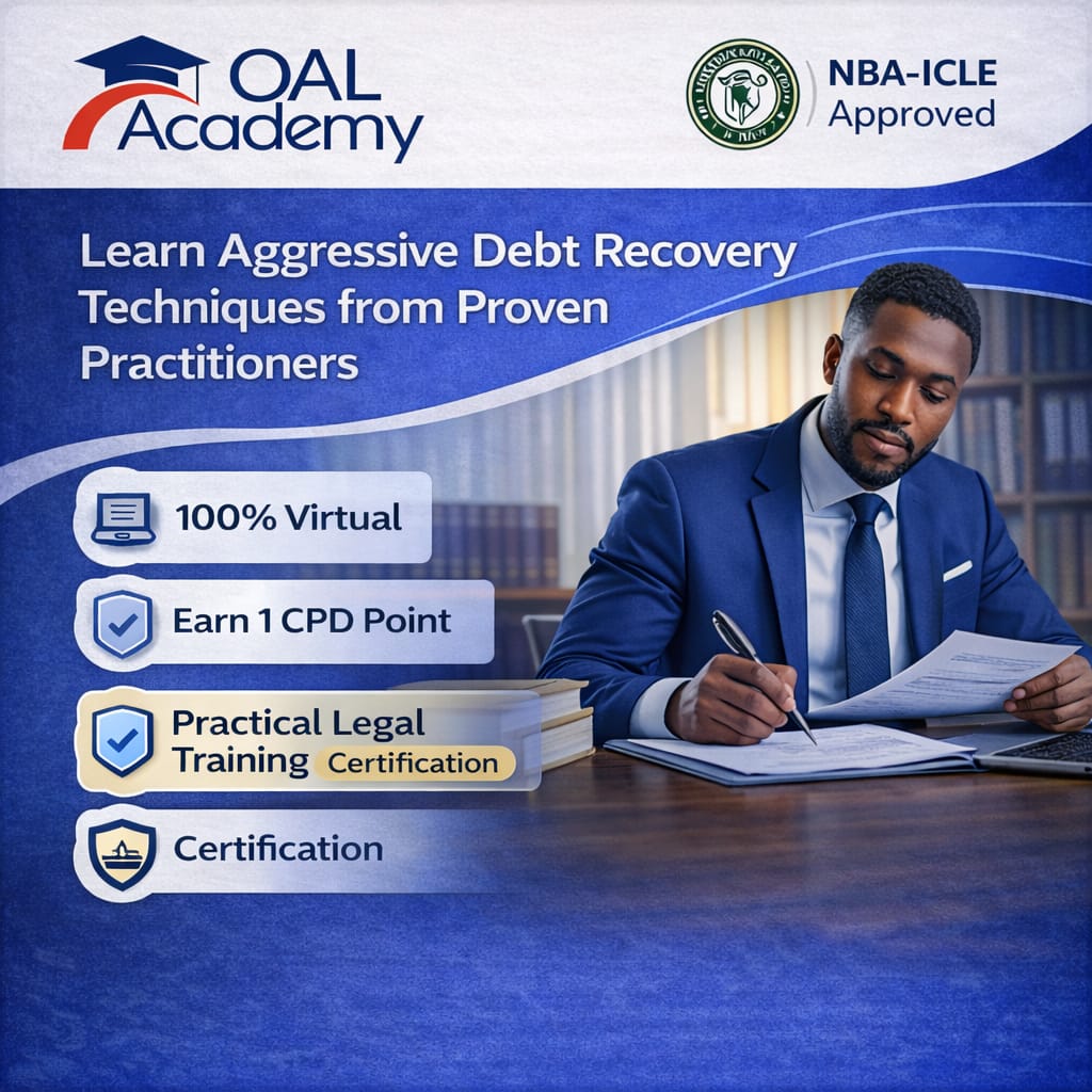 TACTICS AND TECHNIQUES FOR AGGRESSIVE DEBT RECOVERY IN NIGERIA