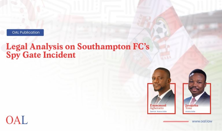 Legal Analysis on Southampton FC’s Spy Gate Incident