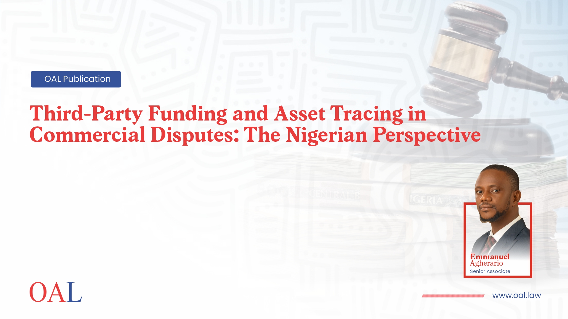 Third-Party Funding and Asset Tracing in Commercial Disputes: The Nigerian Perspective