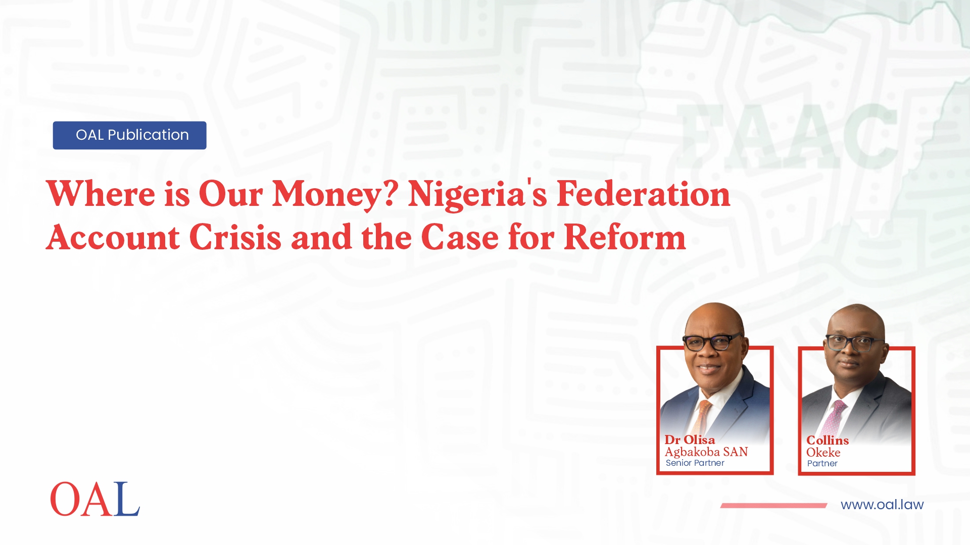 WHERE IS OUR MONEY? NIGERIA'S FEDERATION ACCOUNT CRISIS AND THE CASE FOR REFORM
