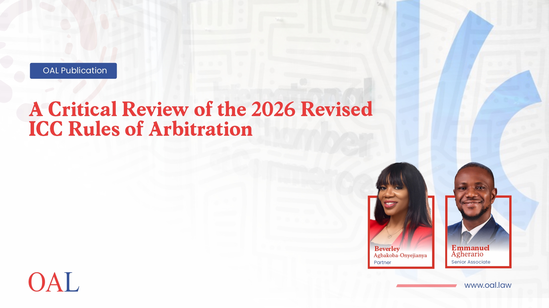 A Critical Review of the 2026 Revised ICC Rules of Arbitration A Critical Review of the 2026 Revised ICC Rules of Arbitration