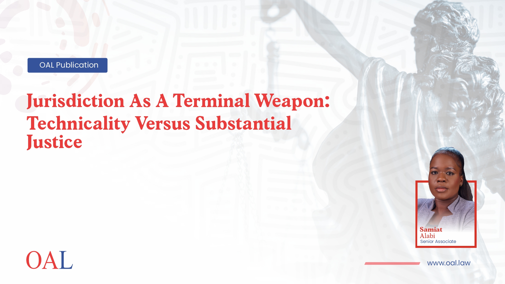 Jurisdiction As A Terminal Weapon: Technicality Versus Substantial Justice Jurisdiction As A Terminal Weapon: Technicality Versus Substantial Justice