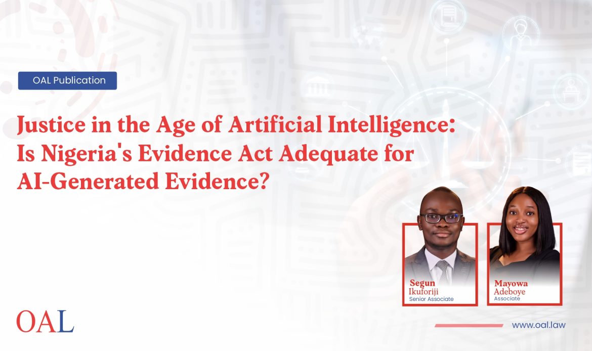 Artificial Intelligence and Digital Evidence in Nigerian Courts