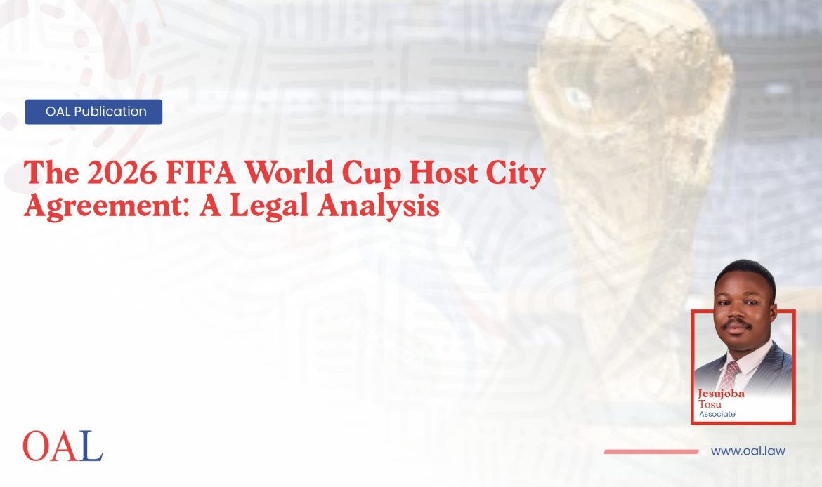 FIFA World Cup 2026 host city agreements reveal the legal framework governing liability, revenue, authority, and tournament operations