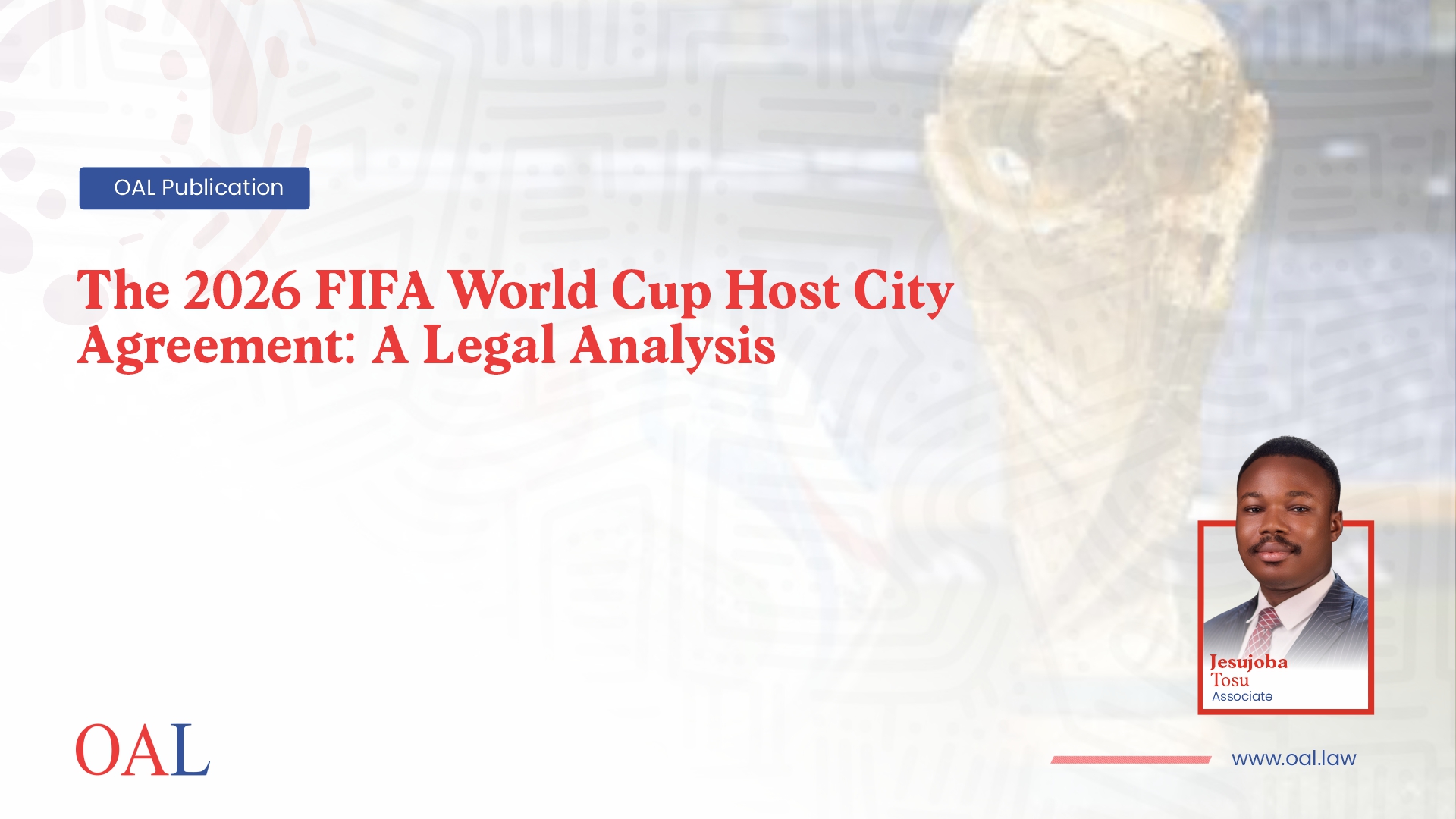 FIFA World Cup 2026 host city agreements reveal the legal framework governing liability, revenue, authority, and tournament operations