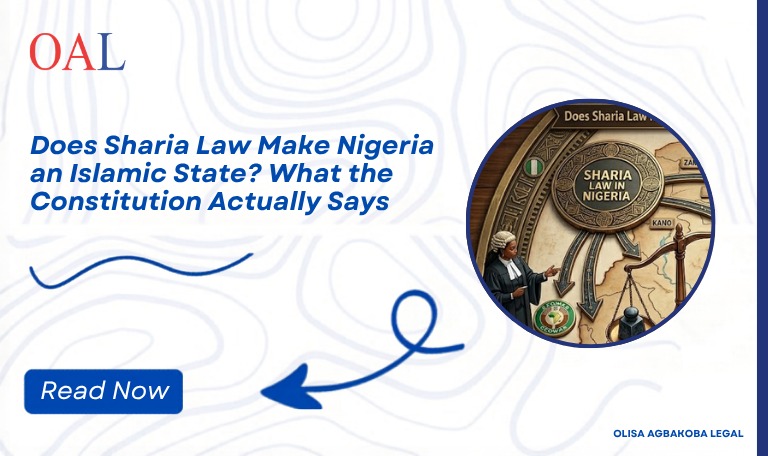 Does Sharia Law in Nigeria Make Nigeria an Islamic State? What the Constitution Says