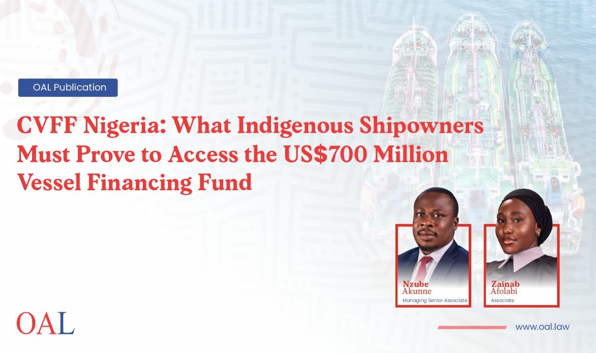 The Cabotage Vessel Financing Fund (CVFF) - OAL
