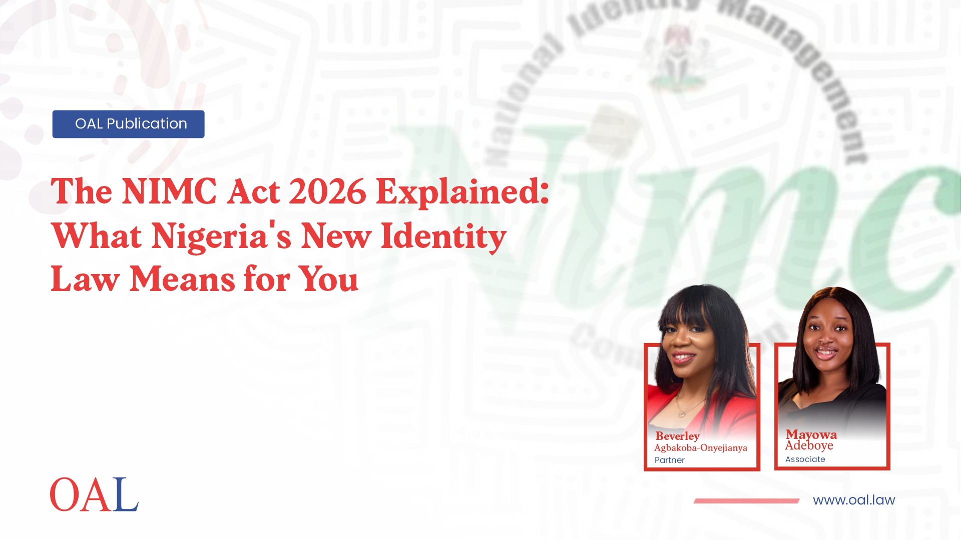 The NIMC Act 2026 Explained: What Nigeria’s New Identity Law Means For You The NIMC Act 2026 Explained: What Nigeria's New Identity Law Means For You