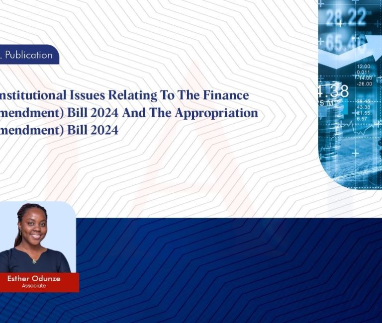 Constitutional Issues Relating To The Finance (Amendment) Bill 2024 And The Appropriation (Amendment) Bill 2024