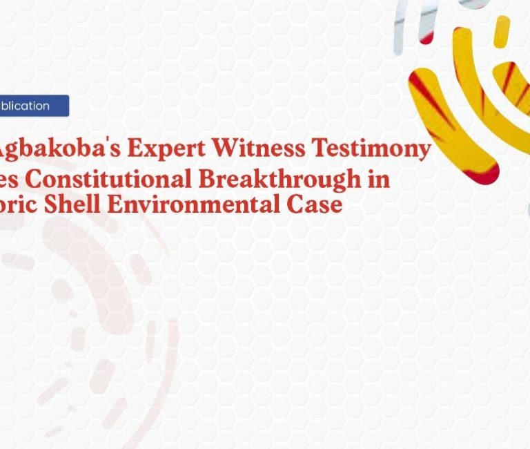 Dr Agbakobas Expert Witness Testimony Drives Constitutional Breakthrough in Historic Shell Environmental Case