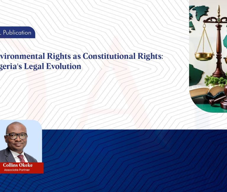 Environmental Rights as Constitutional Rights Nigerias Legal Evolution
