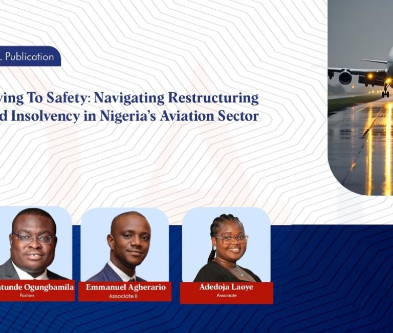 Flying To Safety: Navigating Restructuring and Insolvency in Nigeria's Aviation Sector