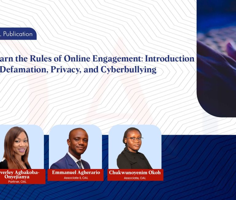 Learn the Rules of Online Engagement: Introduction to Defamation Privacy and Cyberbullying