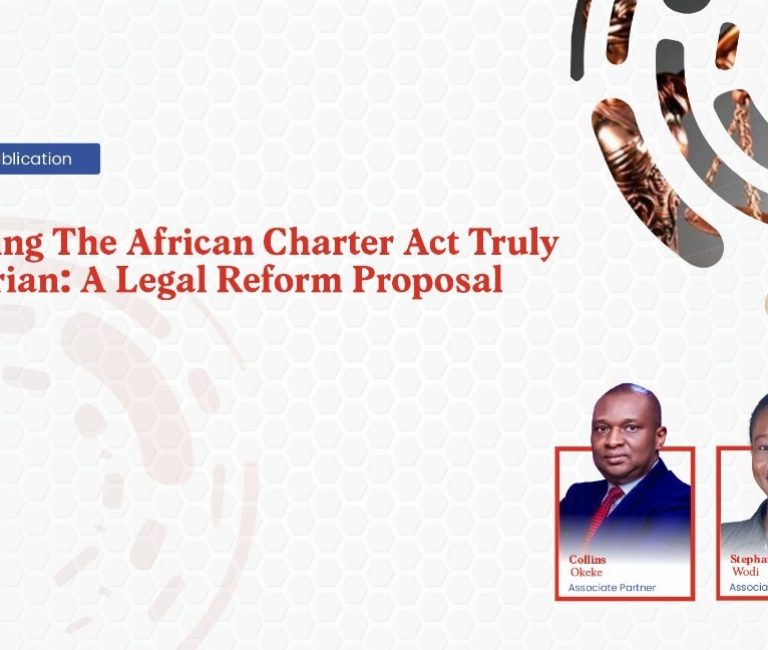 Making The African Charter Act Truly Nigerian: A Legal Reform Proposal