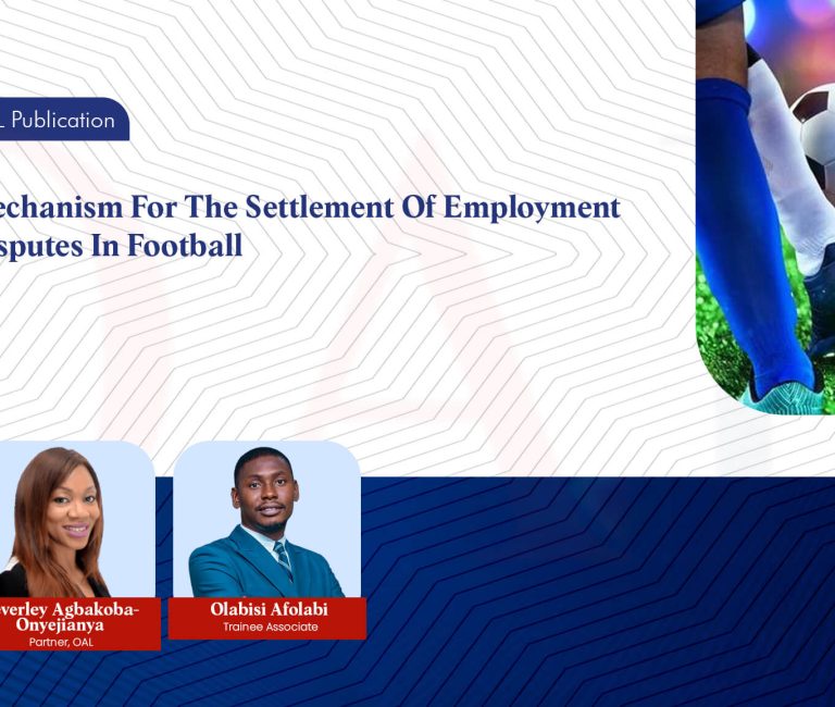 Mechanism For The Settlement Of Employment Disputes In Football