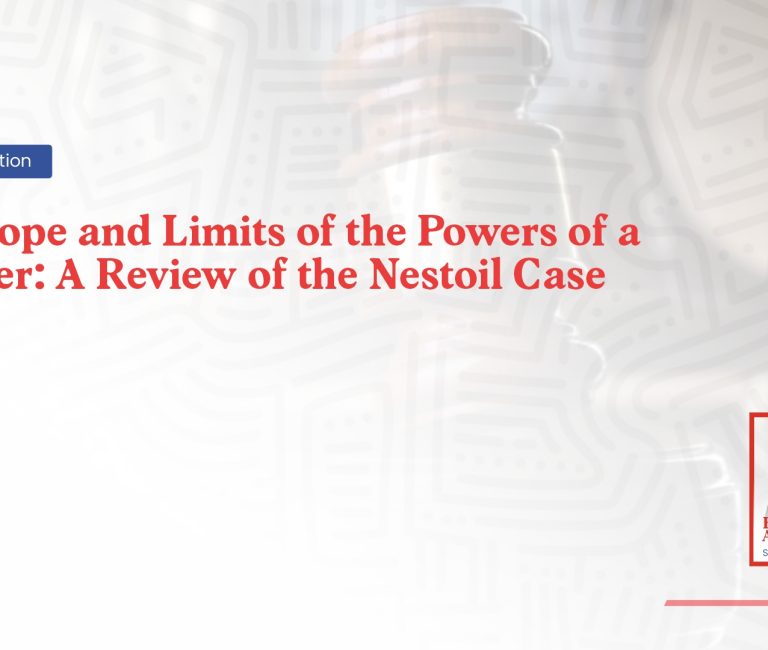 The Scope and Limits of the Powers of a Receiver: A Review of the Nestoil Case
