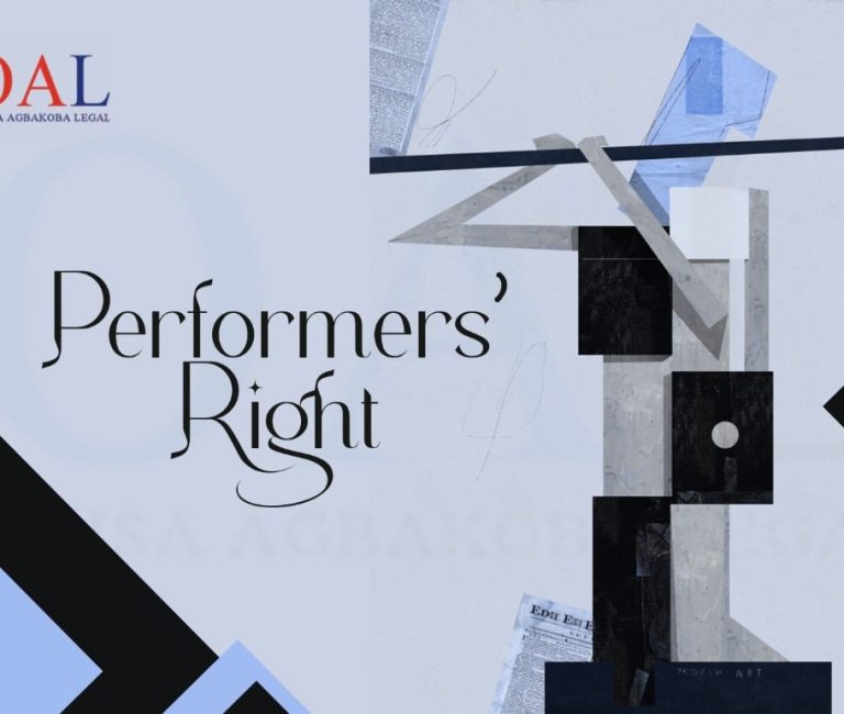 Performers' Right by Olisa Agbakoba Legal OAL