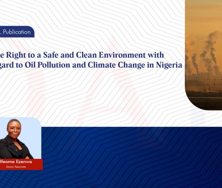 The Right to a Safe and Clean Environment with regard to Oil Pollution and Climate Change in Nigeria